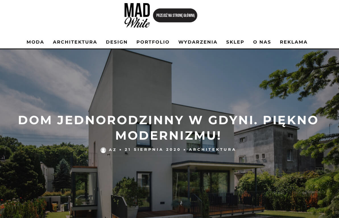Dom w Gdyni - White Mad